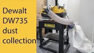 Dewalt DW735 dust collection