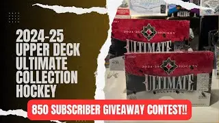 2024-25 Upper Deck Ultimate Collection Hockey 2 Boxes!! 