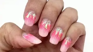 Half Moon Gradient Tutorial 漸變半月美甲教學 by Pretty Lil Nails
