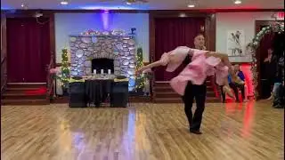 Tatyana Heath and Wayne Zwick Foxtrots at Ballroom DanceTime 