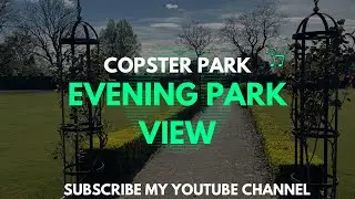Evening park view in Oldham with my little doll 🥰 || Fatimachaudhary || copster park nice view ☁️🌫️