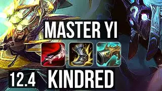 MASTER YI vs KINDRED (JNG) | Rank 1 Yi, Quadra | EUW Challenger | 12.4