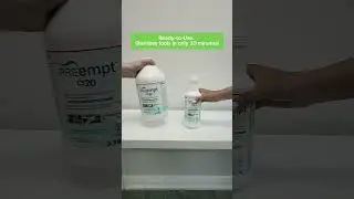 Sterilize Tools in 20 Mins! Health Canada Registered #Disinfectant - No Residue! #Salon #Spa #clean