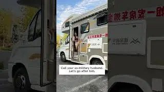 Someone hit my RV with mud. 