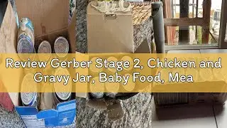 Review Gerber Stage 2, Chicken and Gravy Jar, Baby Food, Mealtime Poultry Puree, 10-Pack