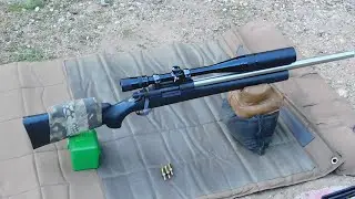 22 BR Ladder Test AA2520 Berger 52gr/ results in near one hole group