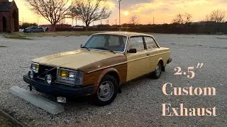 Volvo 242 Custom Exhaust Cold Start