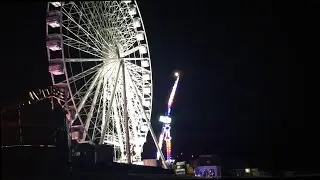 Worthing Wheel and Pier at night