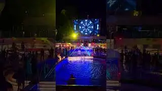 4K Sun Princess Dancing Night Party By Pool