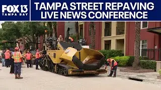 Live: City of Tampa street repaving update