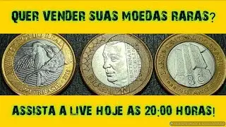 COMPRO MOEDAS RARAS AO VIVO!