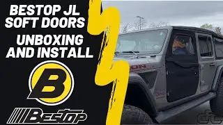 BESTOP JL FABRIC DOORS - UNBOXING AND INSTALL