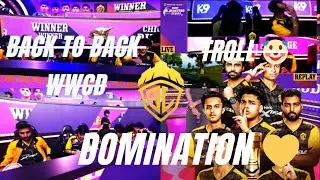 Godlike Domination in BGMS Day 3 💛| Back to back chicken dinner 🗿| admino Troll madkings 🤡