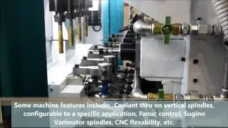 Sugino Multi-Spindle Drilling and Reaming CNC Machine