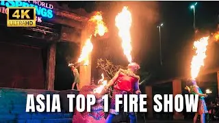 Best Fire Show in Asia | Lost World of Tambun Night Park Full Tour!