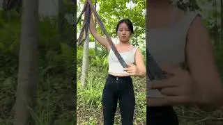 How to make a swing #bushcraft #survival #shortvideo #outdoors #survivalskills #singlemom #viral