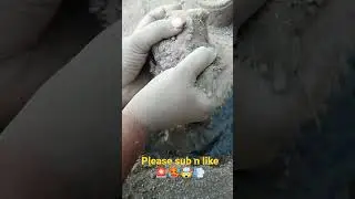 water pool in floor with crumbling #dust