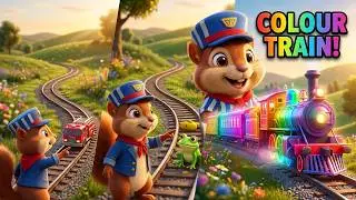 Colour Train Song | Learn Colours with Zippy's Magic Train 🚂🌈