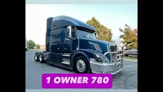 1 OWNER 2016 VOLVO 780 SLEEPER TRUCK FOR SALE