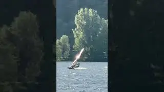 Cursed but fun session. #windsurfing #fun #wind #goodtimes #kemnadersee