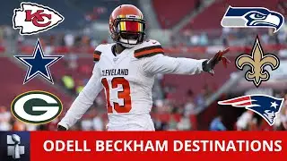 OBJ Destinations: Top 10 NFL Teams Most Likely To Sign Free Agent WR Odell Beckham Jr. | NFL News