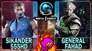 MK1 Sikander555HD (SUB-ZERO) VS General Fahad (NOOB SAIBOT)🥊Mortal Kombat 1🥊4K 60ᶠᵖˢ