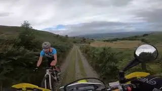DRZ 400 first ride green lanes single track