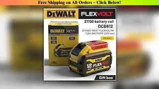genuine DEWALT product 60V 12.0Ah rechargeable lithium battery DCB612 DCB609 21700 large capacity