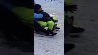 Felix f&auml;hrt #Schlitten bei herrlichstem #Winterwetter #Schnee  #snow #snowboarding #sleighing #kalt