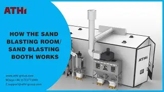 How the sand blasting room/ sand blasting booth works