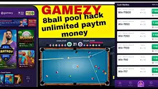 🔹BEST EARNING.FOR PAYTM CASH (GAMEZY APP).🎱ball.pool.game hack unlimited paytm money