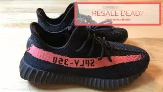 RESALE DEAD? YEEZY BOOST 350 V2 BLACK RED REVIEW (W ON FEET)