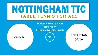 Junior 2* - 2-11-25 - Zain Ali v Sebastian Srna