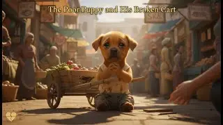 The Poor Puppy and His Broken Cart | Heart Touching Emotional Animal Story | Moral 3D Animation