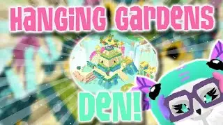 HANGING GARDENS SPEED DEN DECORATING &bull; ajpw &bull; animal jam play wild &bull; AJPW