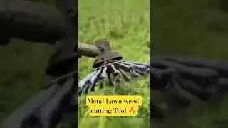 Effortless Weed Removal with Metal Lawn Weed Cutter | Powerful Garden Tool Demo #weedcutter