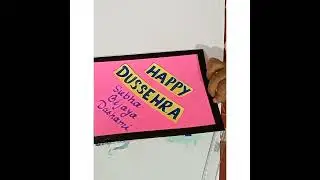 DUSSEHRA Crafts/Subha Bijoya /Navaratri Pop up card