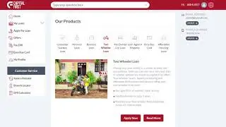 Capital First Customer Portal - Apply for a Loan (Hindi)