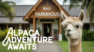 Ngasih Makan Alpaca Asli Peru di Bali, Seru Banget!