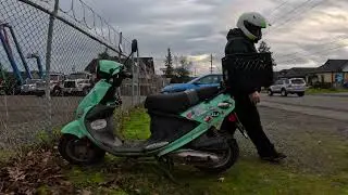 Genuine Buddy 125 &mdash; мотоцикл, который заводится с одного кикстартера &mdash; инструкция по запуску с по...