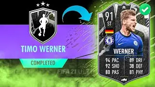 91 'SHOWDOWN' WERNER SBC CHEAPEST SOLUTION - #FIFA21 91 Timo Werner Showdown SBC Cheapest Way