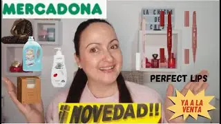 NOVEDADES MERCADONA PERFECT LIPS LABIALES +PERFILADOR OJOS  +VELAS+DETERGENTE FRESCOR YA A LA VENTA