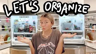 ORGANIZE WITH ME *NEW FRIDGE TOUR + DEEP CLEAN MY COLLEGE FRIDGE* 2021!