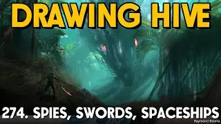 Drawing Hive 274. Mashup: Spies, Swords, and Spaceships | Visual Arts Passage