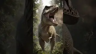 In the Cretaceous world, the apex predator always stays alert.