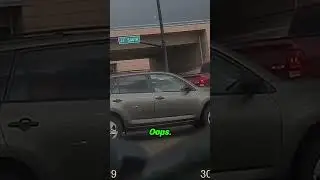 Freeway Exit Gone WRONG! Watch the moment this car launches over the curb!