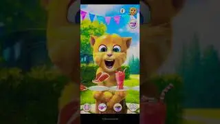 My Talking Ginger 2 Unlimited Food Eating Game Play video