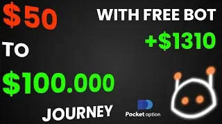 From $4800 to $6110 in Three Minutes | Pocket Option Free Bot | Forexly | $50 to $100.000 Journey