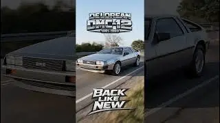 Legendary DeLorean DMC-12 Transformation: Back to the Future! ⚡️🏎️ #delorean #cars #transformation