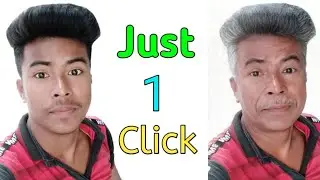 Make your Face Old In 1 click. 🔥Young to 60 Year old  #faceapp